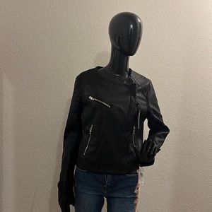 Nordstrom black leather jacket